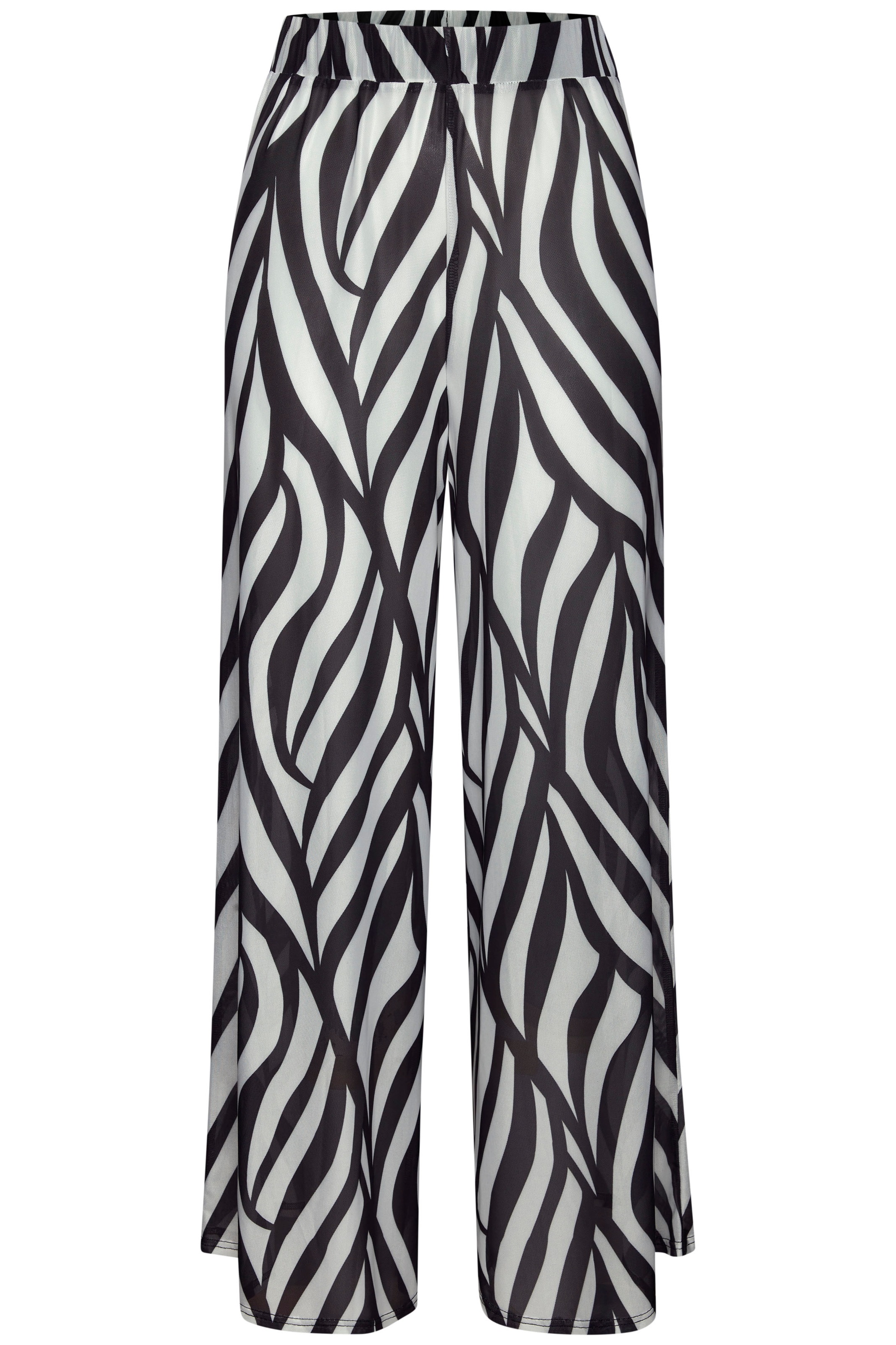 French Connection Strandhose  aus transparenter Meshware, Palazzohose
