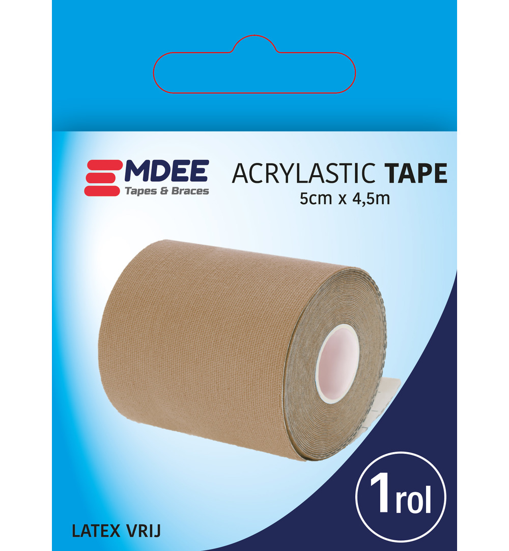 Emdee Easystretch Tape 5 Cm X 4.5M (1 stuk)