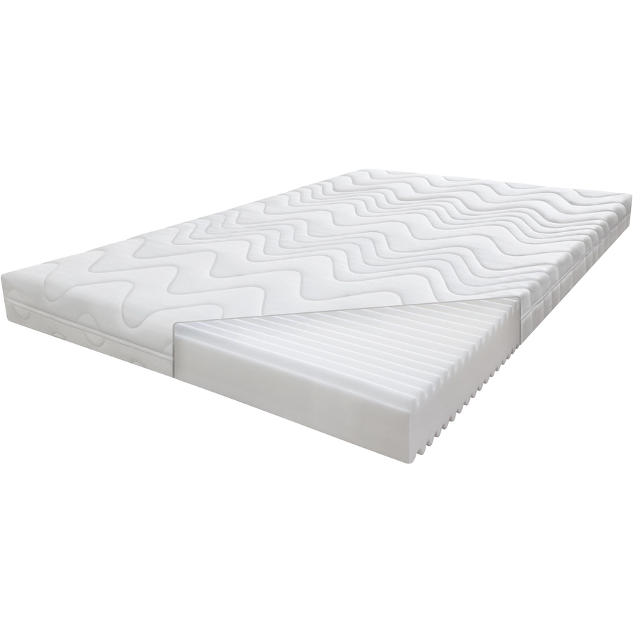 TICAA Matratze Ticaa Med 100x200 cm Komfort Weiß