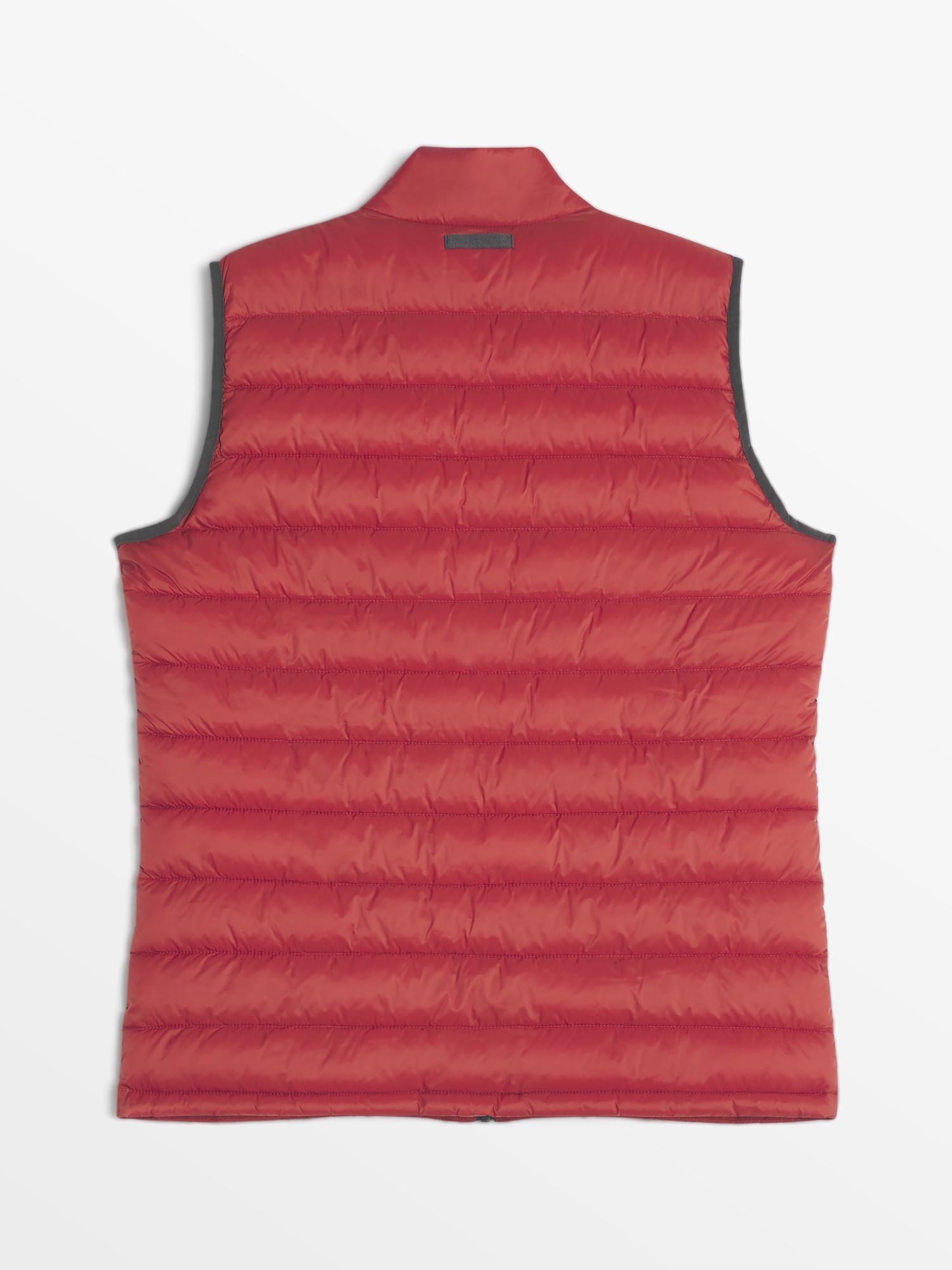 Doudoune Homme Sans Manches Rouge
