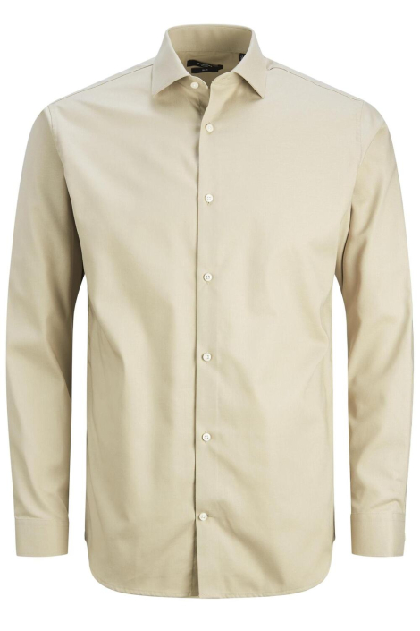 Jack & Jones beige heren overhemd