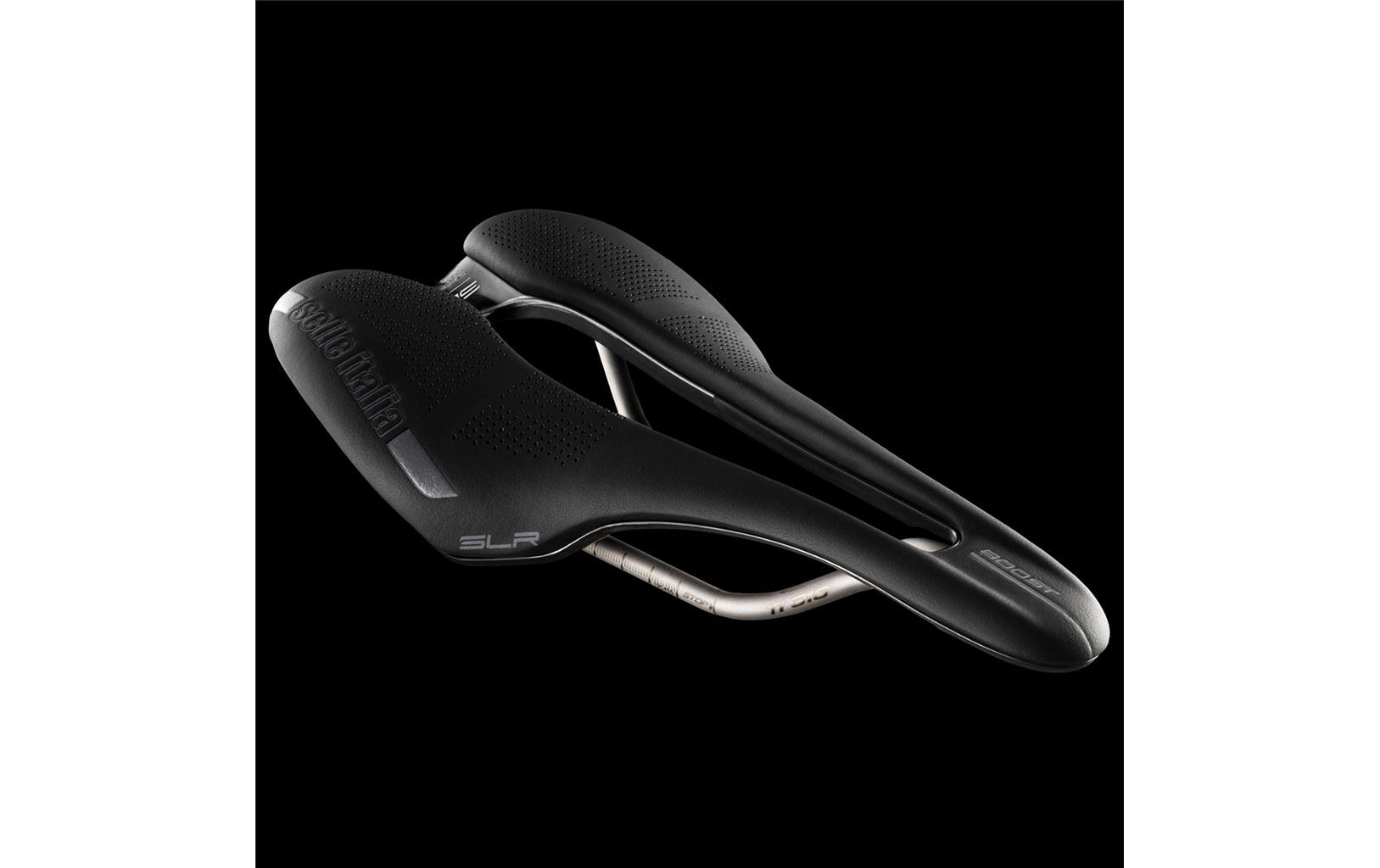 Fahrradsattel SLR Boost TI 316 Superflow, Schwarz<br>Velosattel