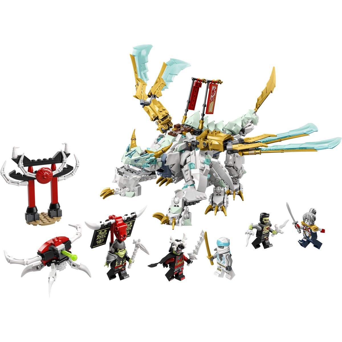 La créature Dragon de glace de Zane Lego Ninjago 71786