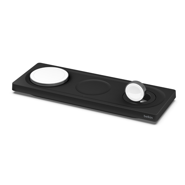 (15W) 3in1 Boost Charge Pro MagSafe Qi Wireless Charger Ladegerät für Apple iPhone / Apple Airpods / Apple Watch (WIZ016vfBK) - Schwarz