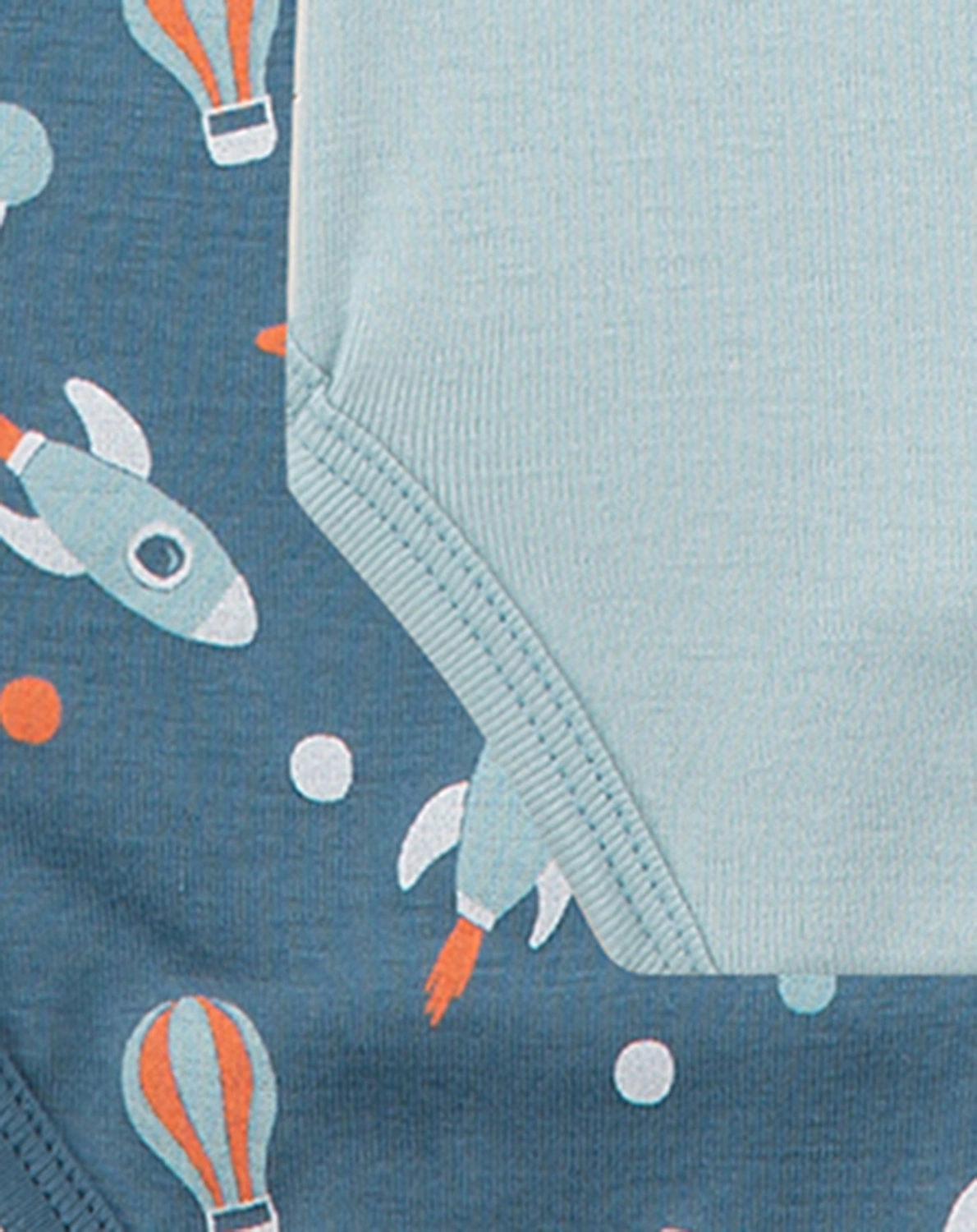 Langarmbody ROCKET 2er-Pack in bluestone