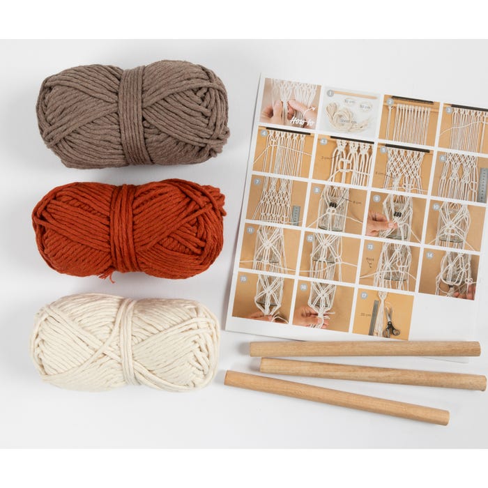 Hobbypakket plantenhanger macramé