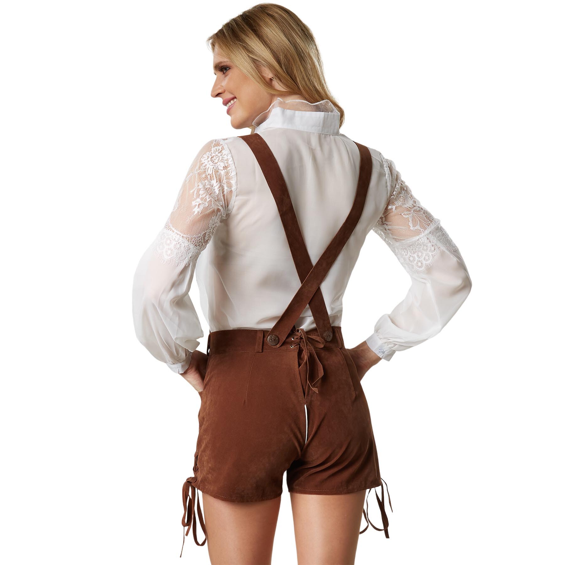 tectake® Lederhose Ammersee