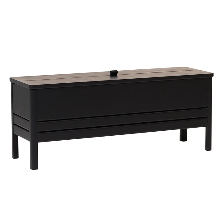 Form & Refine - A Line Truhenbank 111,5 cm, Eiche schwarz