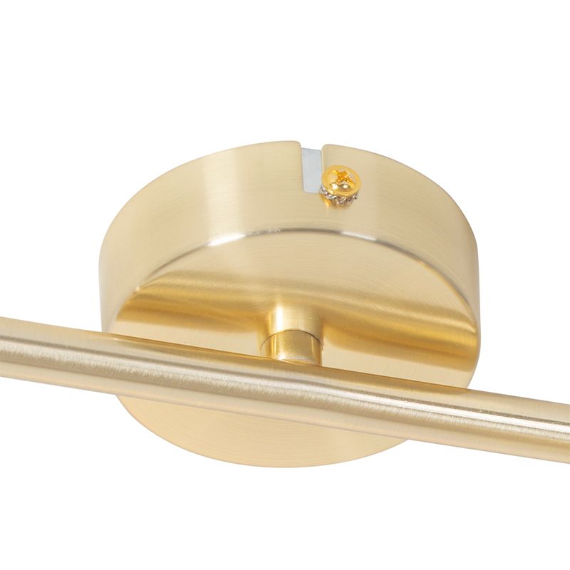 Moderne plafondlamp messing 2-lichts verstelbaar - Jeana