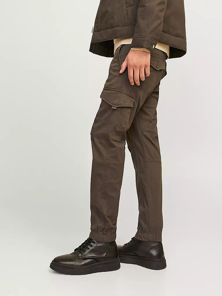 JACK & JONES Cargohose JPSTPAUL JJFLAKE  braun
