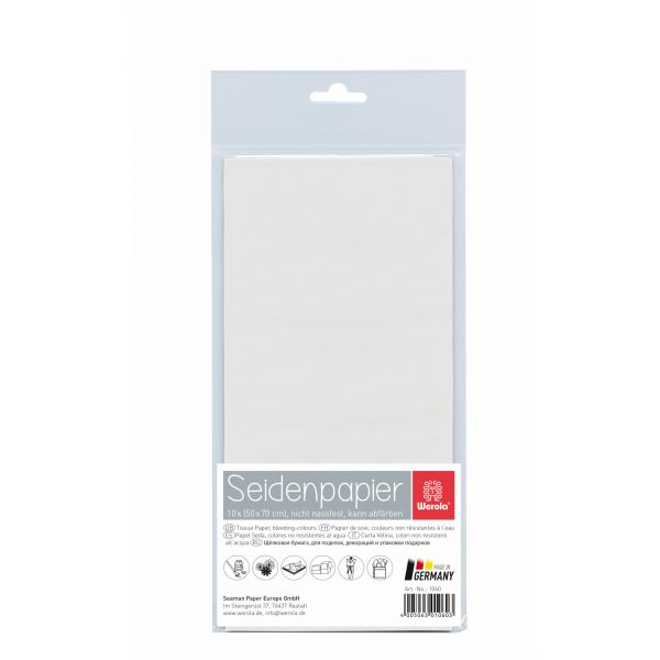 Werola Papel de Seda 20g 1060 Branco 50x70cm