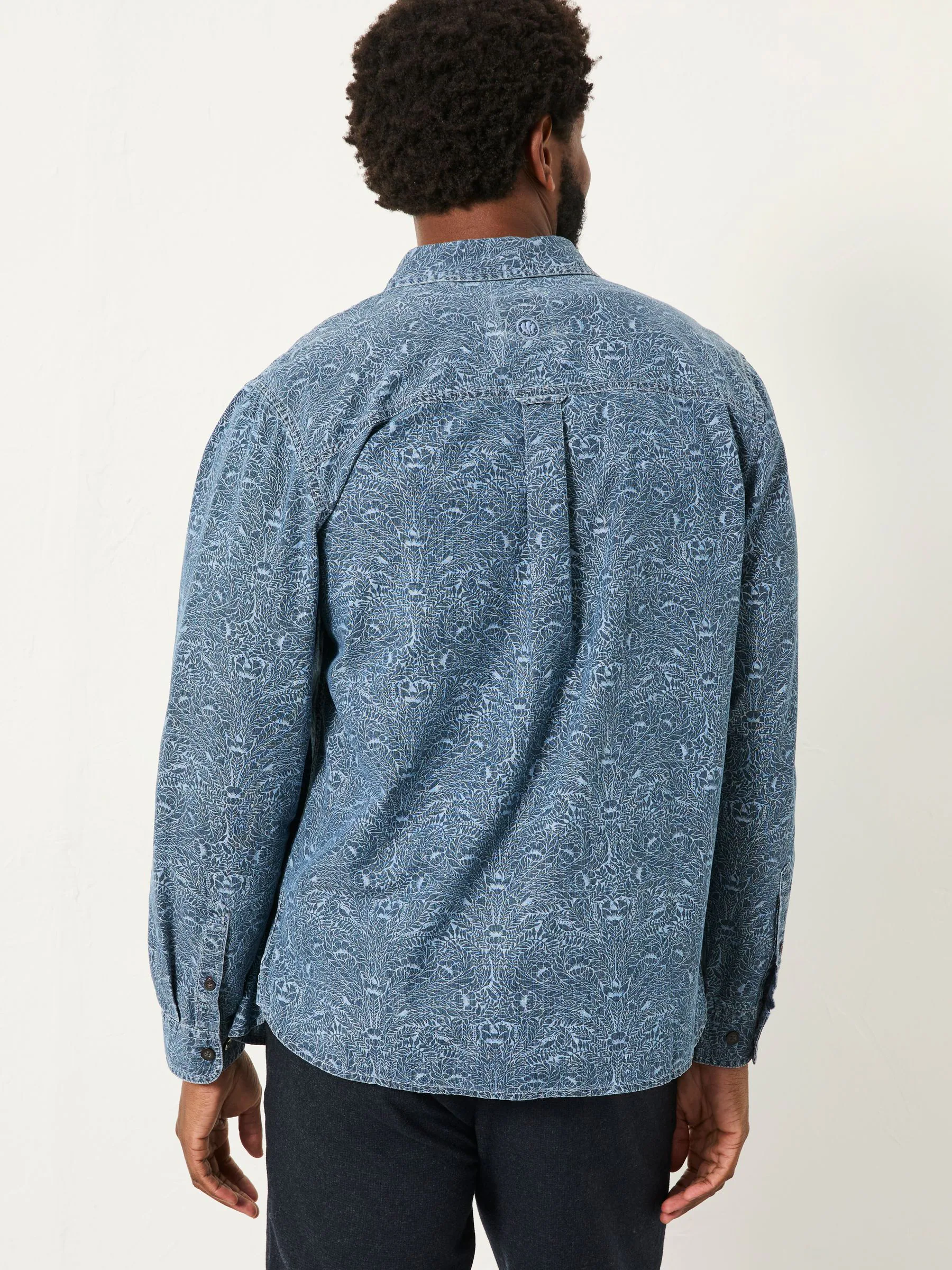 FatFace Long Sleeve Floral Bouquet Print Shirt