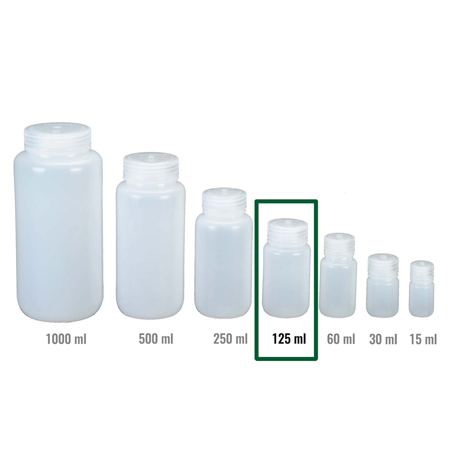 Nalgene 125 ml Round wide mouth