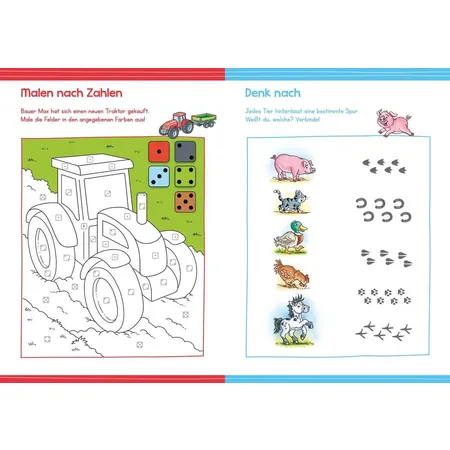 Tessloff Malen und Rätseln für Kindergartenkinder. Bauernhof