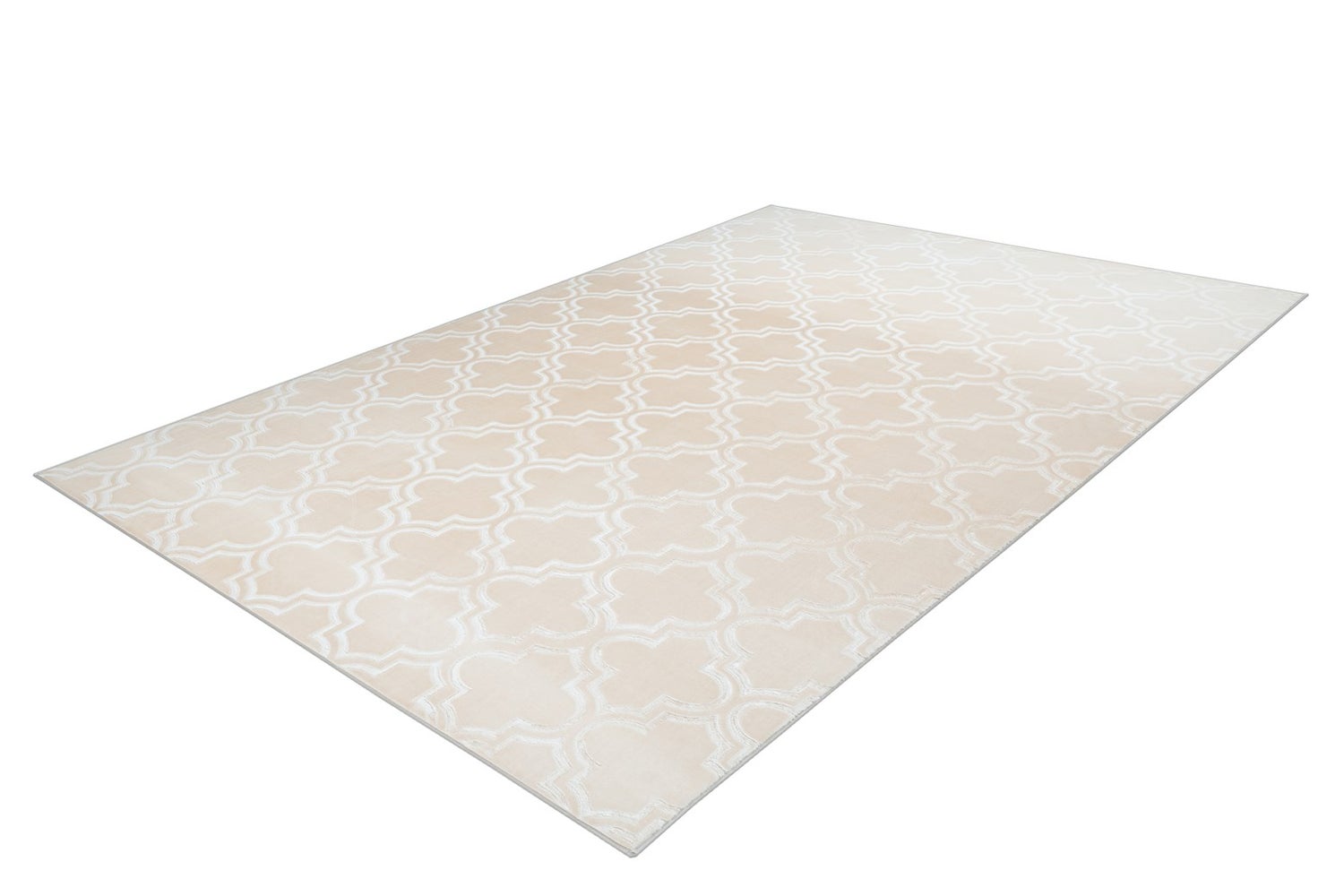 Kortpolig vloerkleed Blissique Cream Modern, Classic 120 x 170 cm