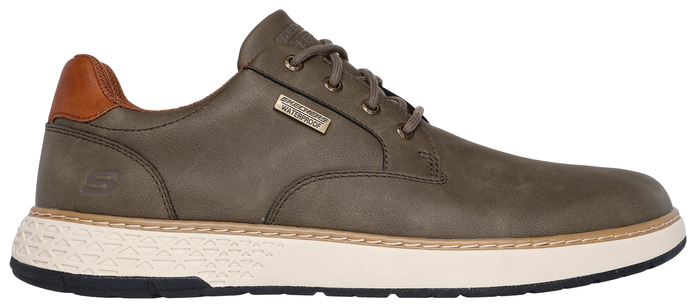 Skechers Schnürschuh »GARLAN«  , Trekking Schuh, Sneaker, Freizeitschuh mit Kontrastnähten