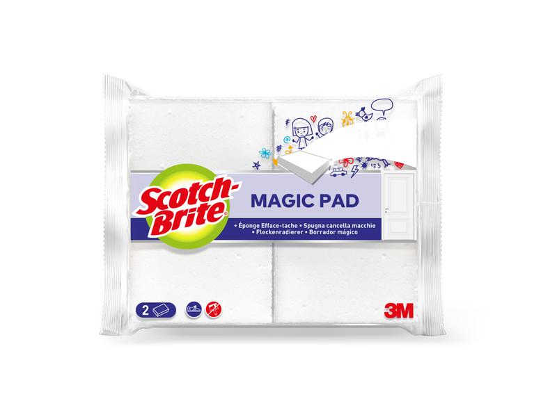 Scotch-Brite Flecken-Radierer Scotch-Brite 2 Stück Reinigungsschwamm