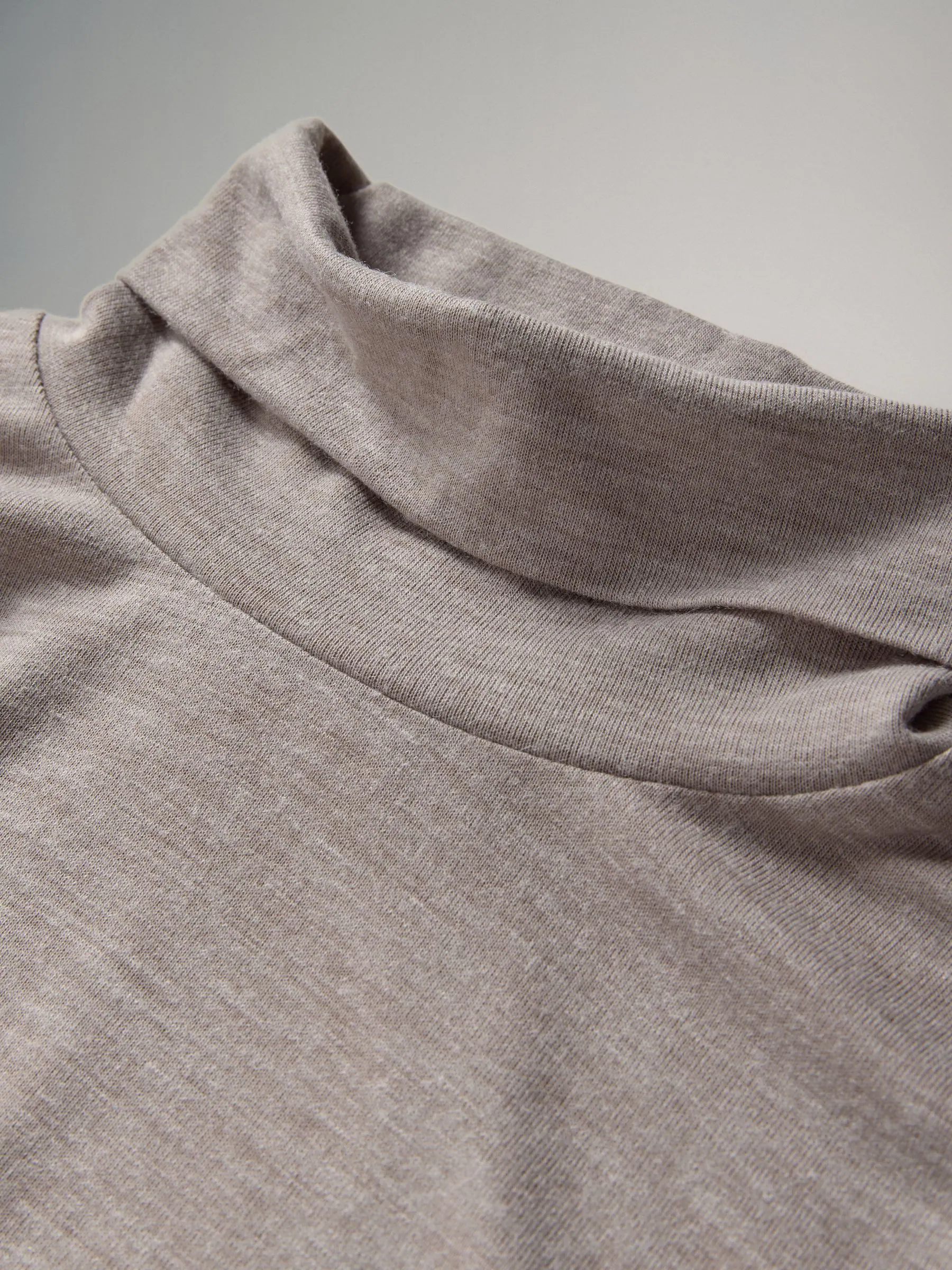 The Set 3 Pack Sheer Roll Neck Long Sleeve Top