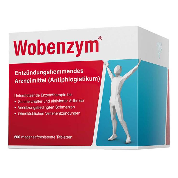 Wobenzym magensaftresistente Tabletten, 200 St