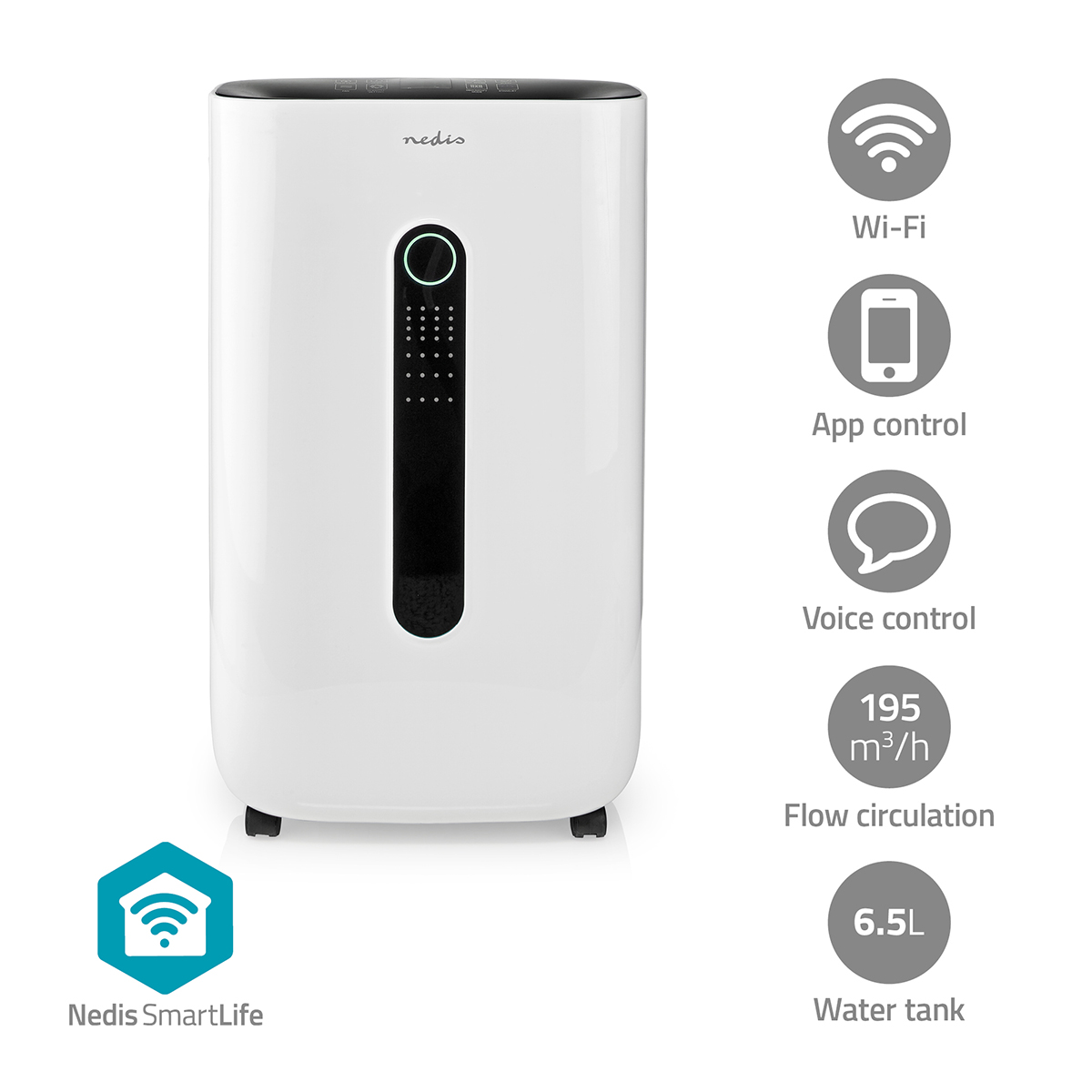 Nedis DEHU20WTW SmartLife luchtontvochtiger