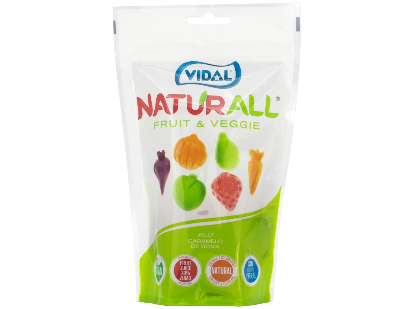 GOMAS VIDAL NATURALL FRUIT&VEGGIE 180G