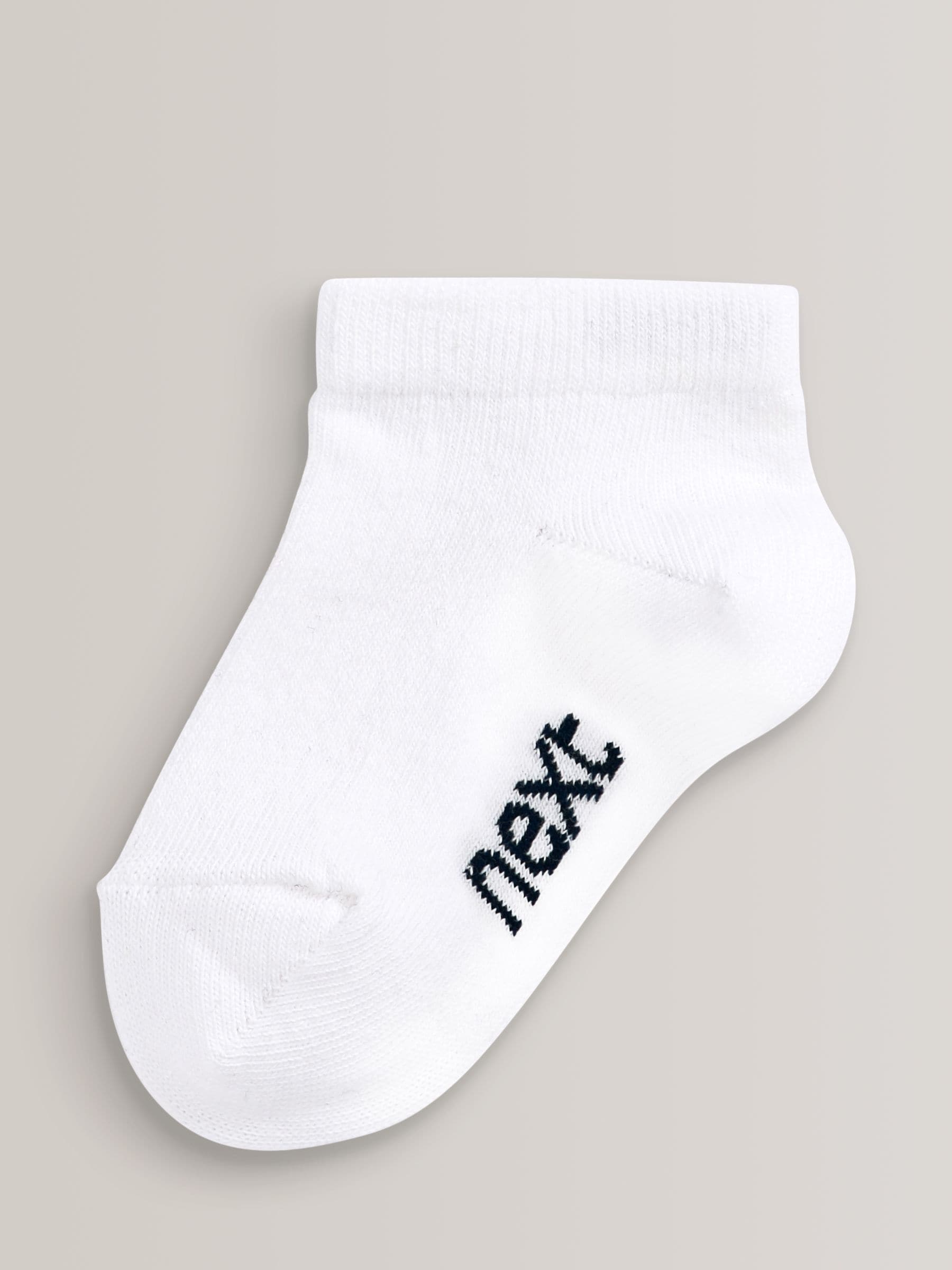Wit - Rich verpakking van 7 sneakersokken