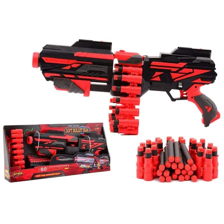Johntoy Serve & Protect Shooter Large 50cm mit 40 darts im Gürtel