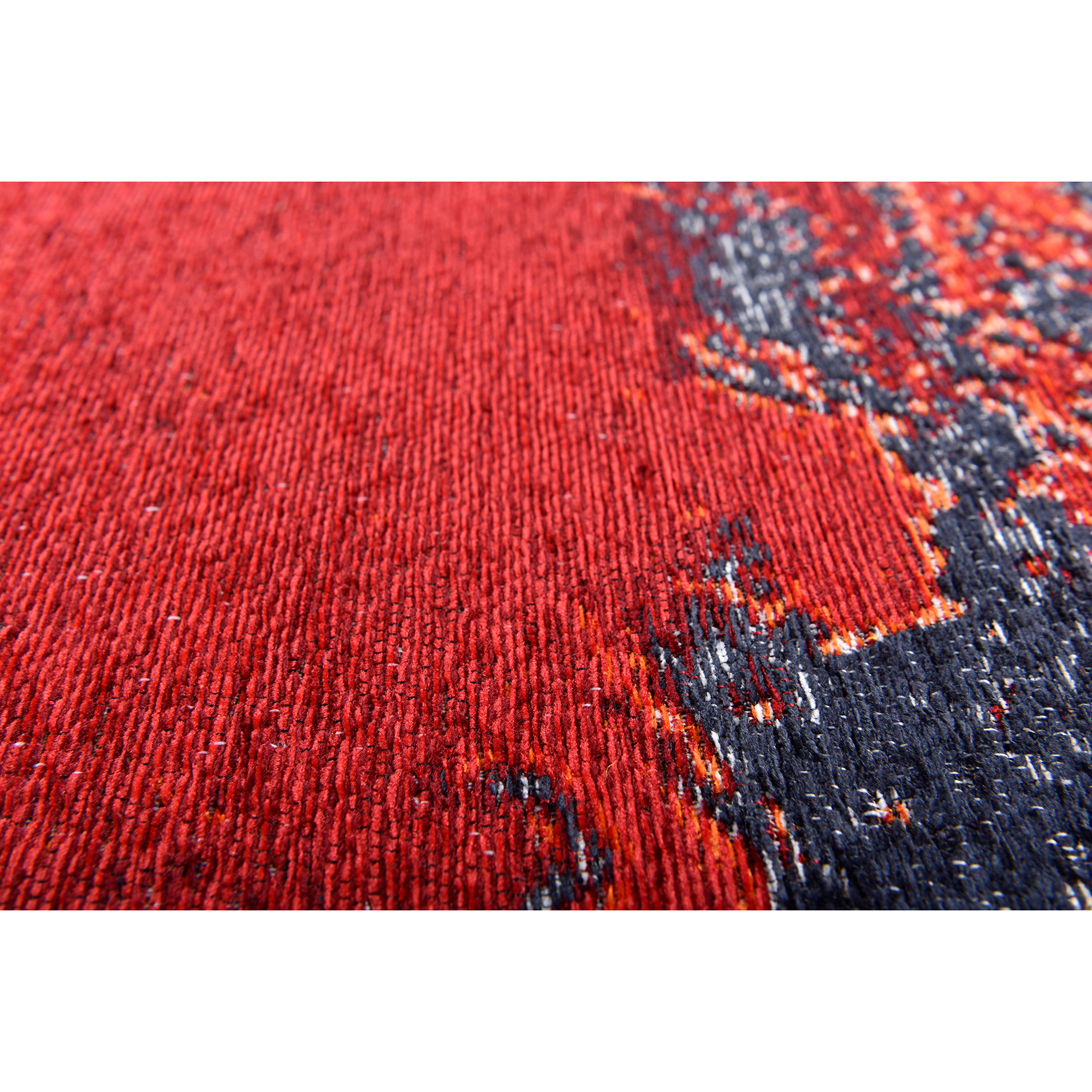 Teppich COSIMA - rot multi - 160x160 cm