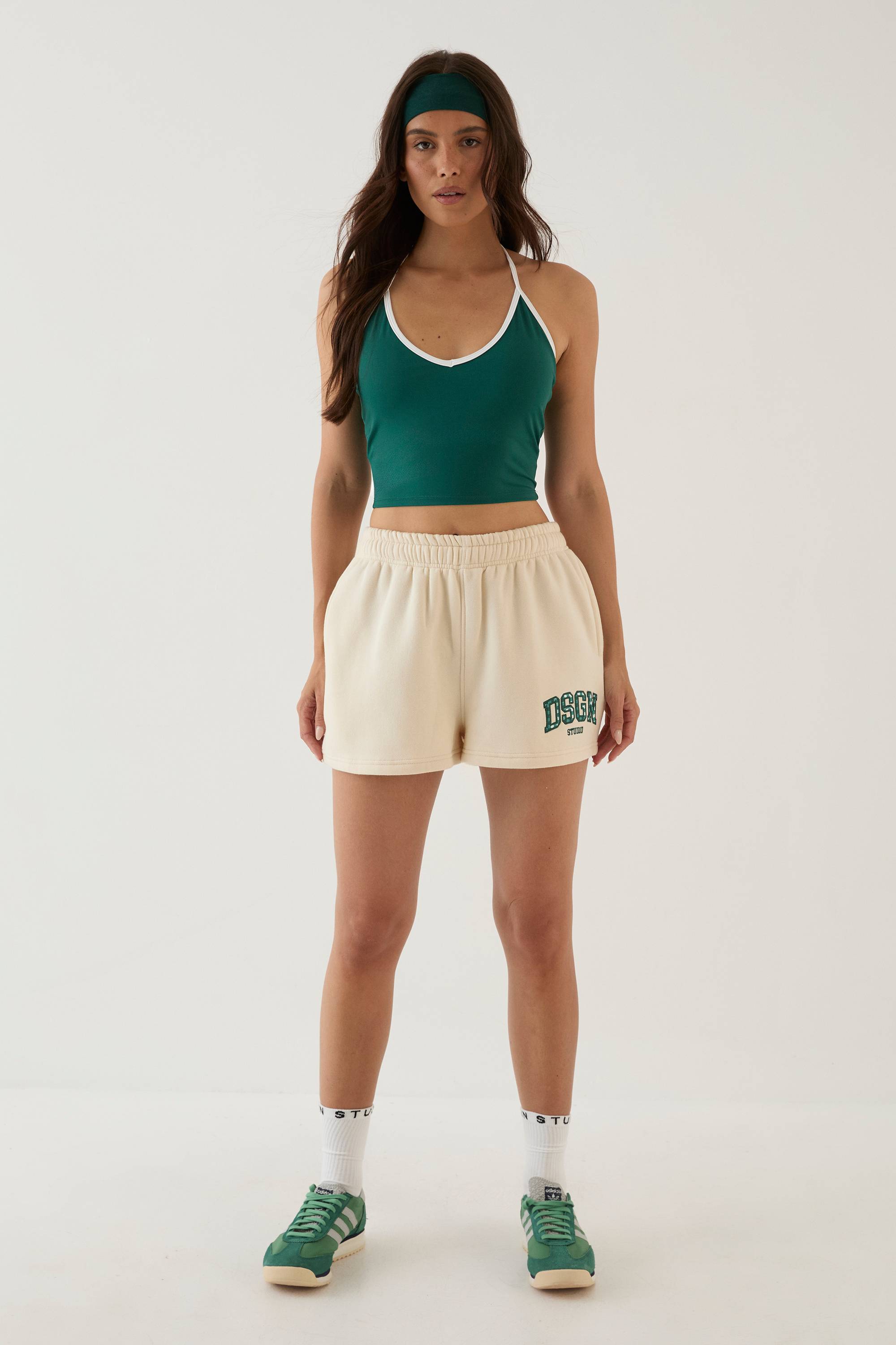 Short Sweat Appliqué Vichy Dsgn Studio