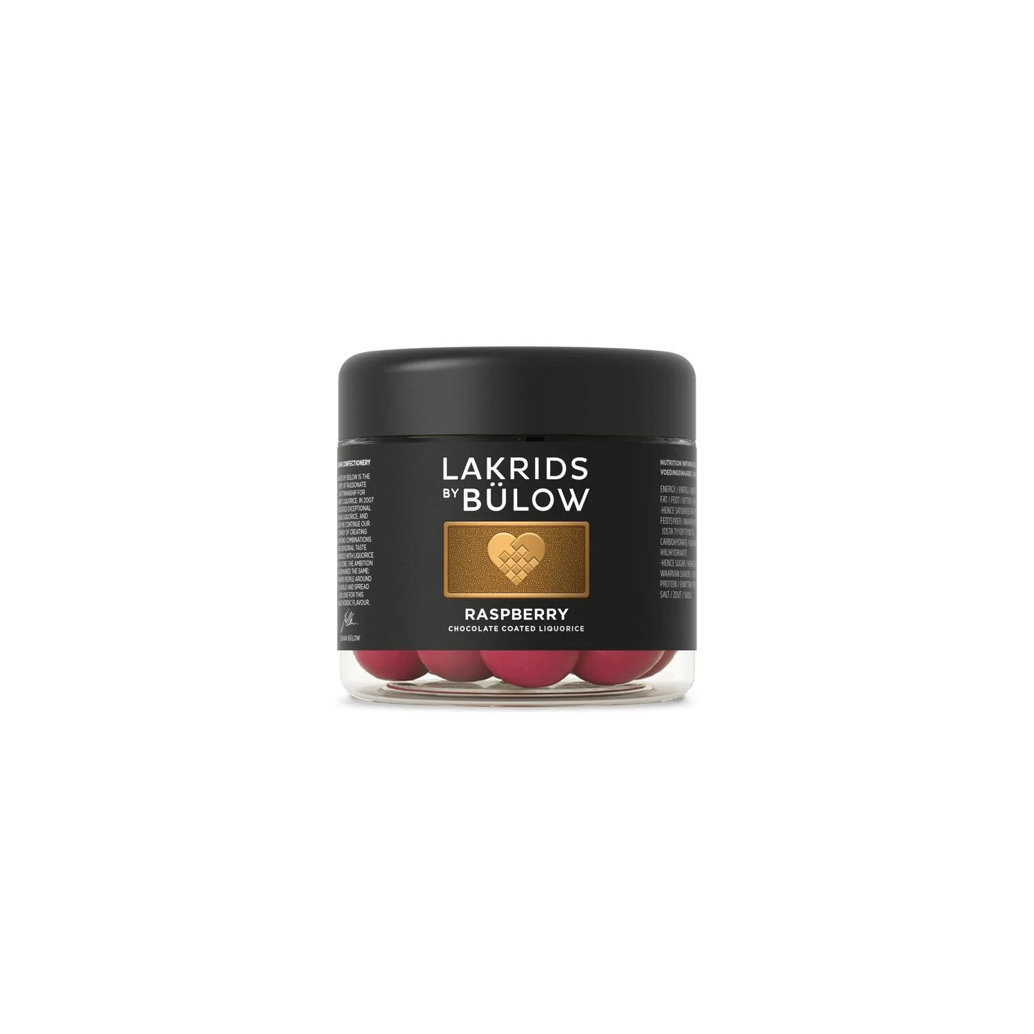 Lakrids by Bülow  Winter Crispy Raspberry, small  - 125g