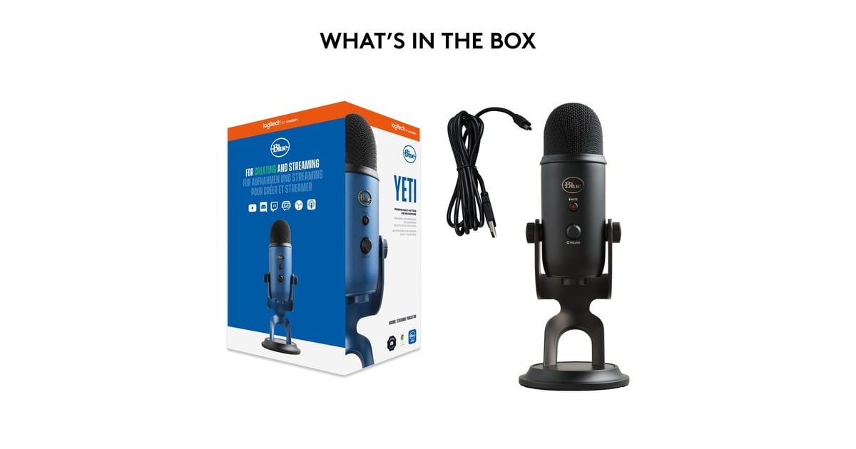 Blue MicrophonesYeti Blackout microfoon  (Zwart, USB)
