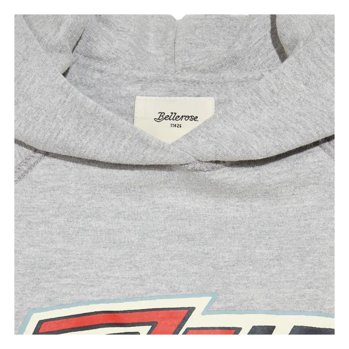 Bellerose Hoodie Conij Coton Bio | Gris chiné