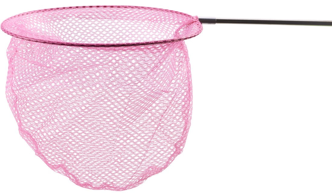 Fiskenet Pink teleskopisk 37-86 cm