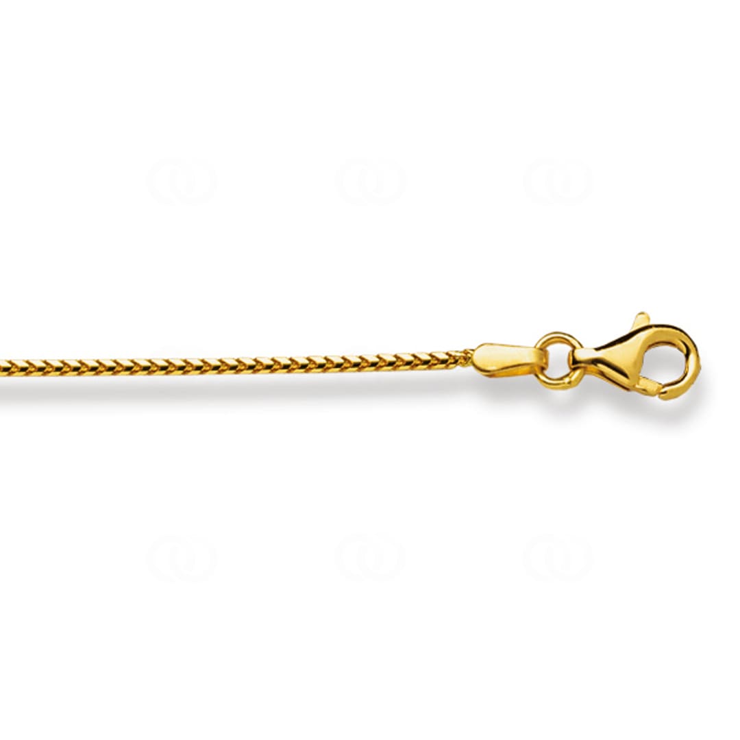 Fuchsschwanzkette 750/18 K Gelbgold 1.2mm