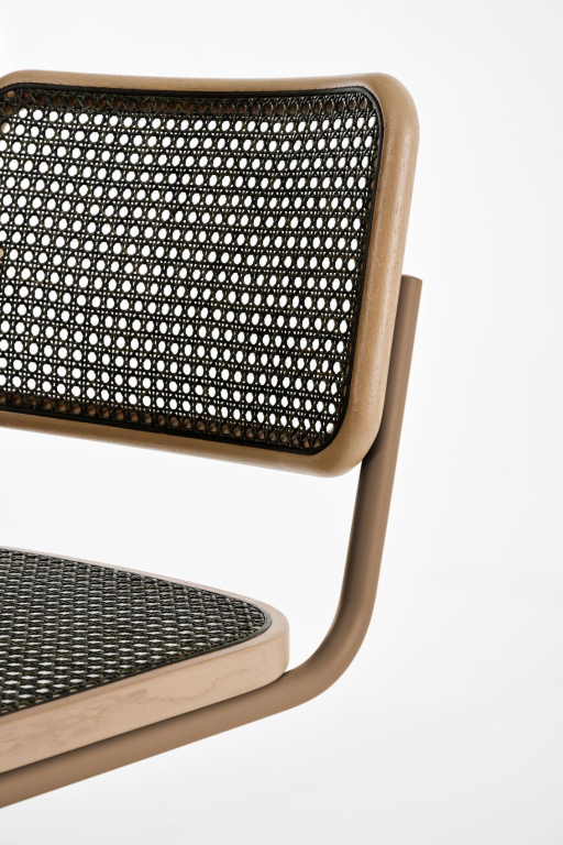 Thonet S32 V eetkamerstoel Dark Melange Rosewood