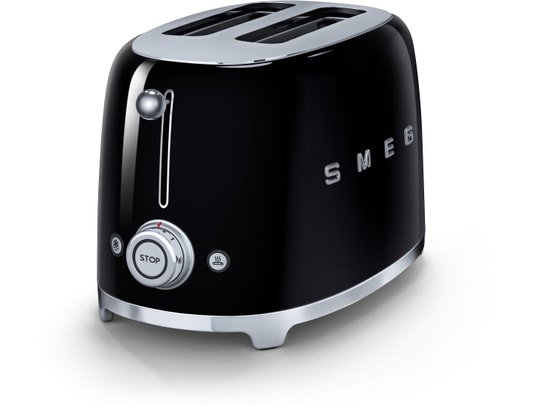 SMEG - Grille pain TSF01BLEU 2 tranches Noir