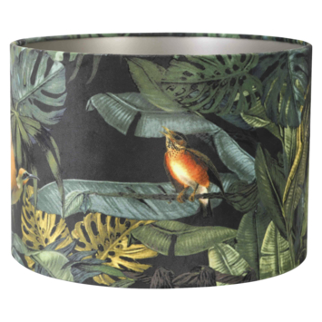 Lampenkap velours jungle Ø30x21cm