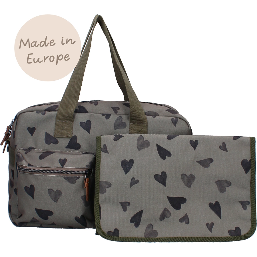 Kidzroom Wickeltasche care Kind at Heart Green