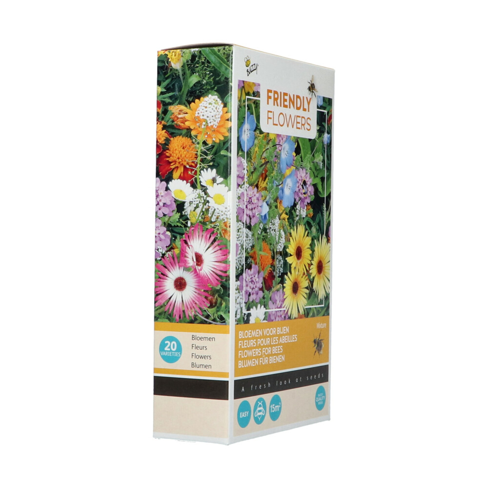Buzzy Friendly Flowers Laag 15 m² Bijen