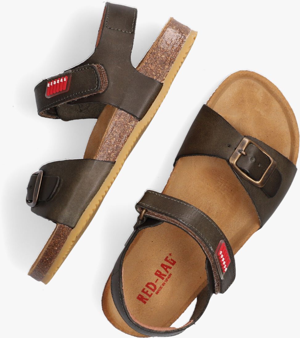 RED-RAG groene red-rag sandalen 19155