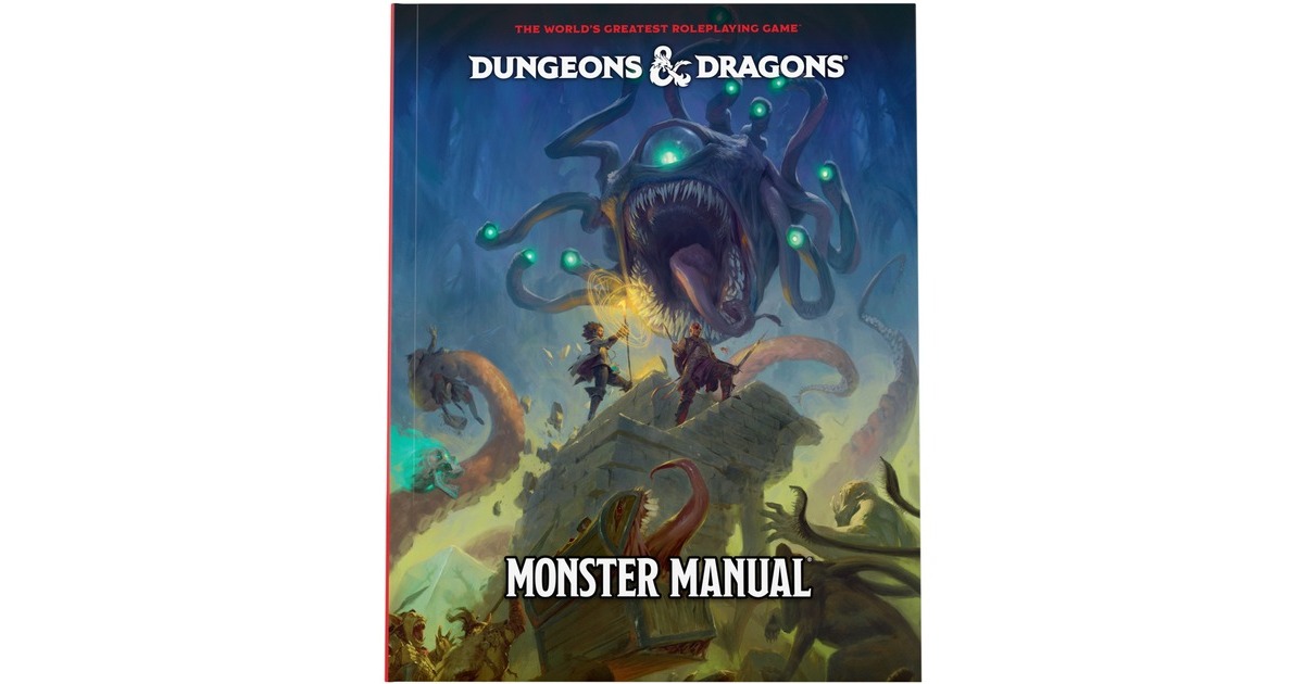 AsmodeeDungeons & Dragons 5.0 - Monster Manual 2024 boek  (Engels, 2+ spelers, vanaf 12 jaar)