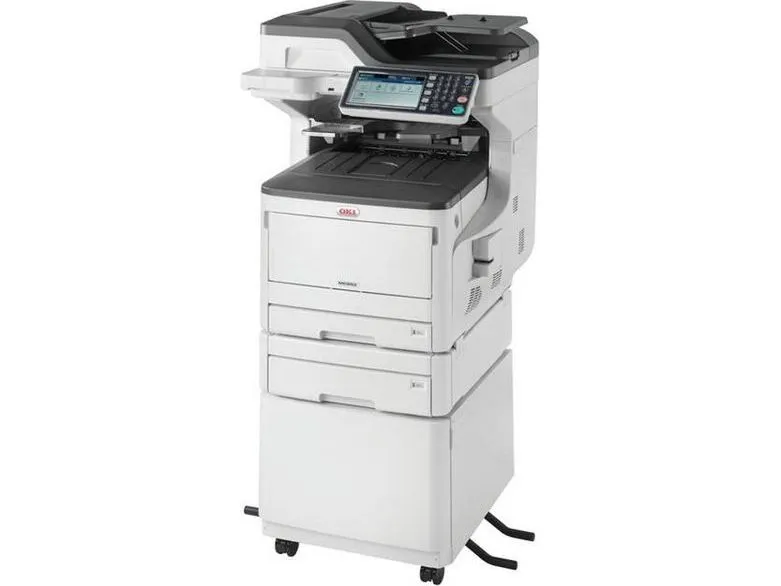OKI MC853DNCT - Multifunktionsprinter - farve - LED - 297 x 431.8 mm (original) - A3 (medie) - op til 23 spm (kopiering) - op til 23 spm (udskriver) - 935 ark - 33.6 Kbps - USB 2.0, Gigabit LAN, USB vært