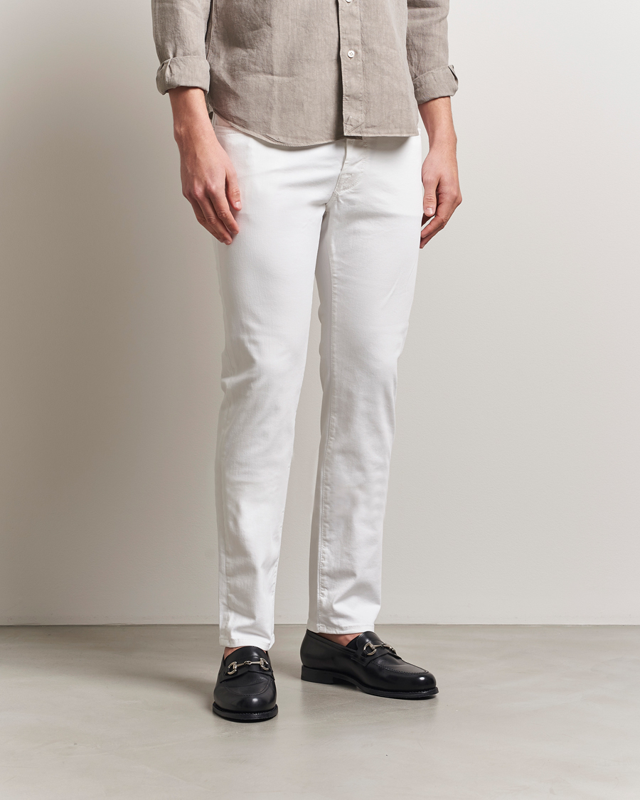 Jacob Cohën Bard Slim Fit 5-Pocket Pants White