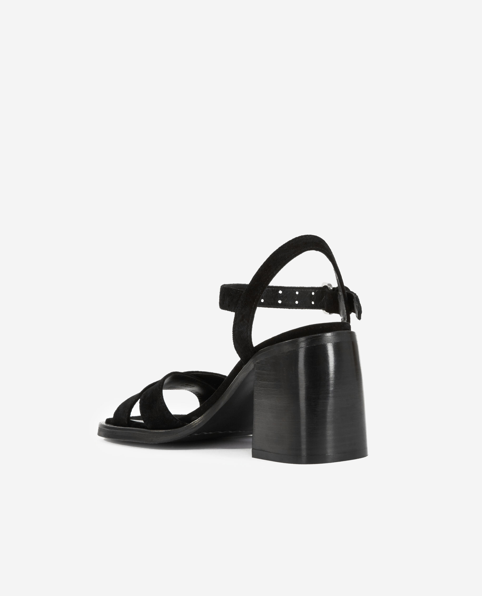 Sandales en cuir noires