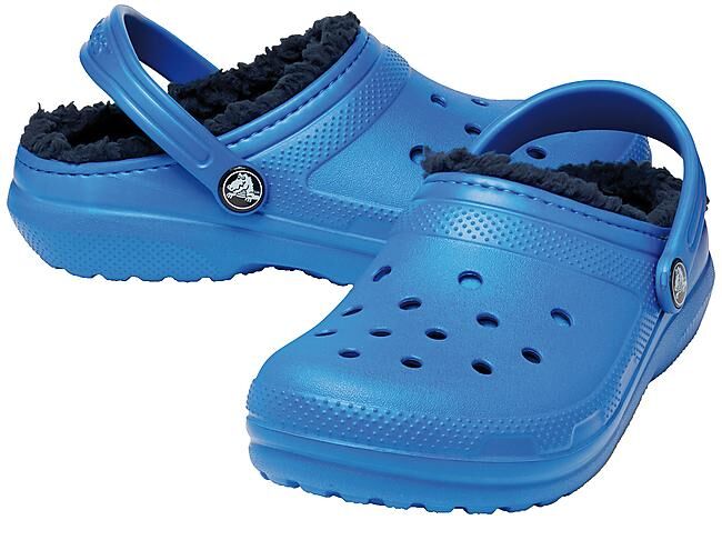 CROCS - CHAUSSONS CLASSIC LINED CLOG KID BLUE