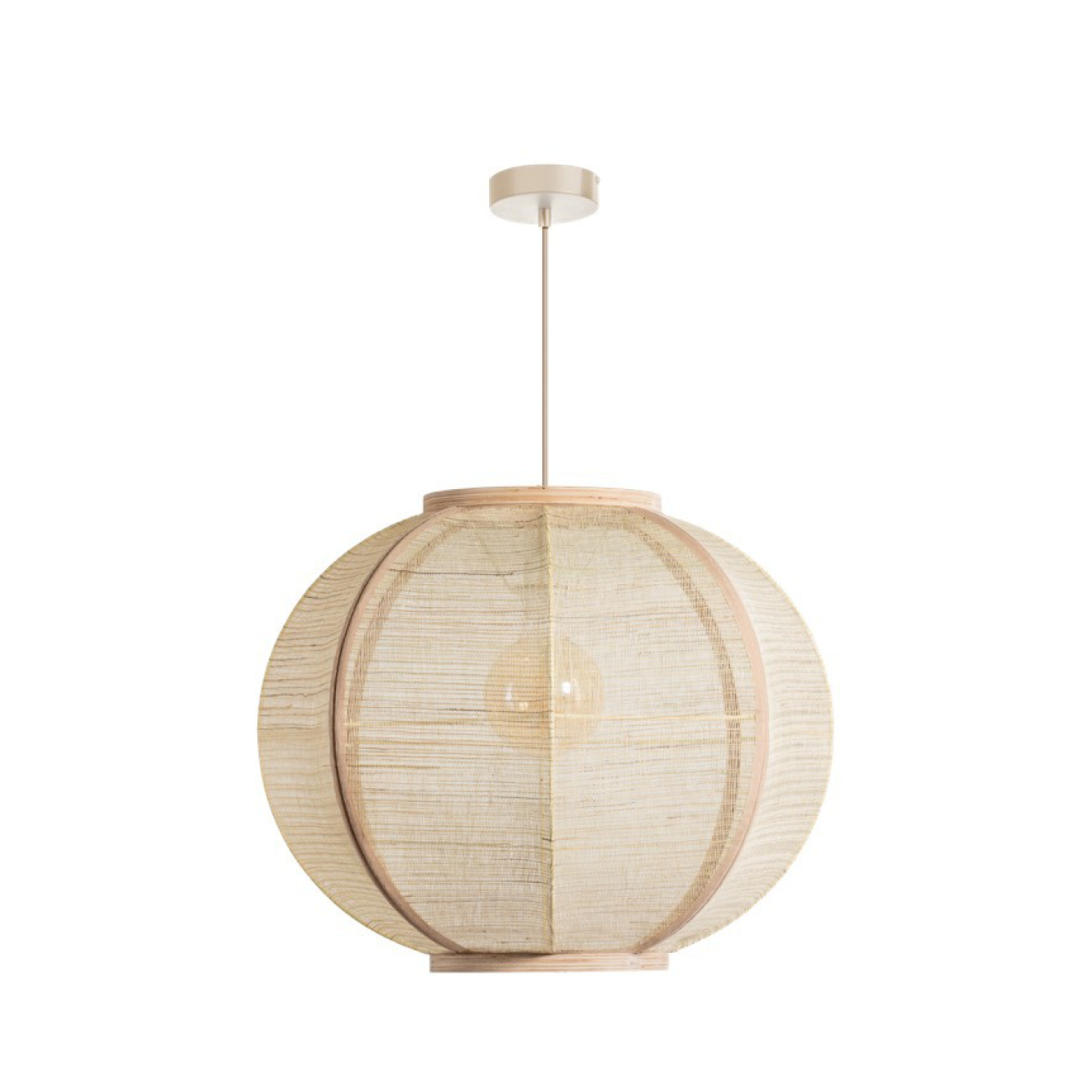 Hanglamp Fabric Ø58 cm naturel
