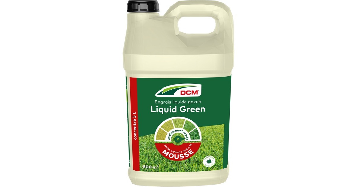 DCMVloeibare Gazonvoeding Liquid Green 5 L meststof  (Tot 500 m²)