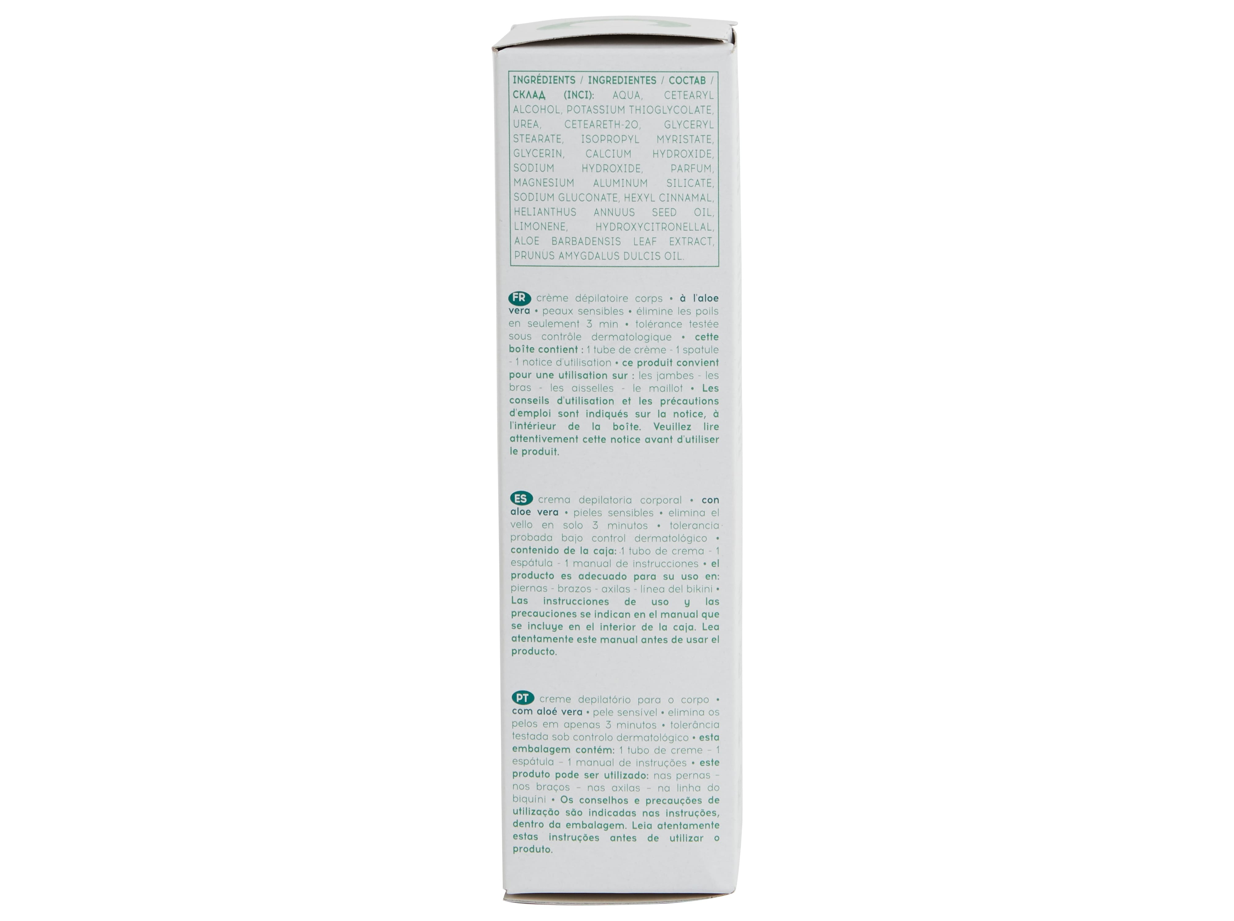 CREME COSMIA DEPILATÓRIO CORPO PELE SENSÍVEL ALOÉ VERA 200ML