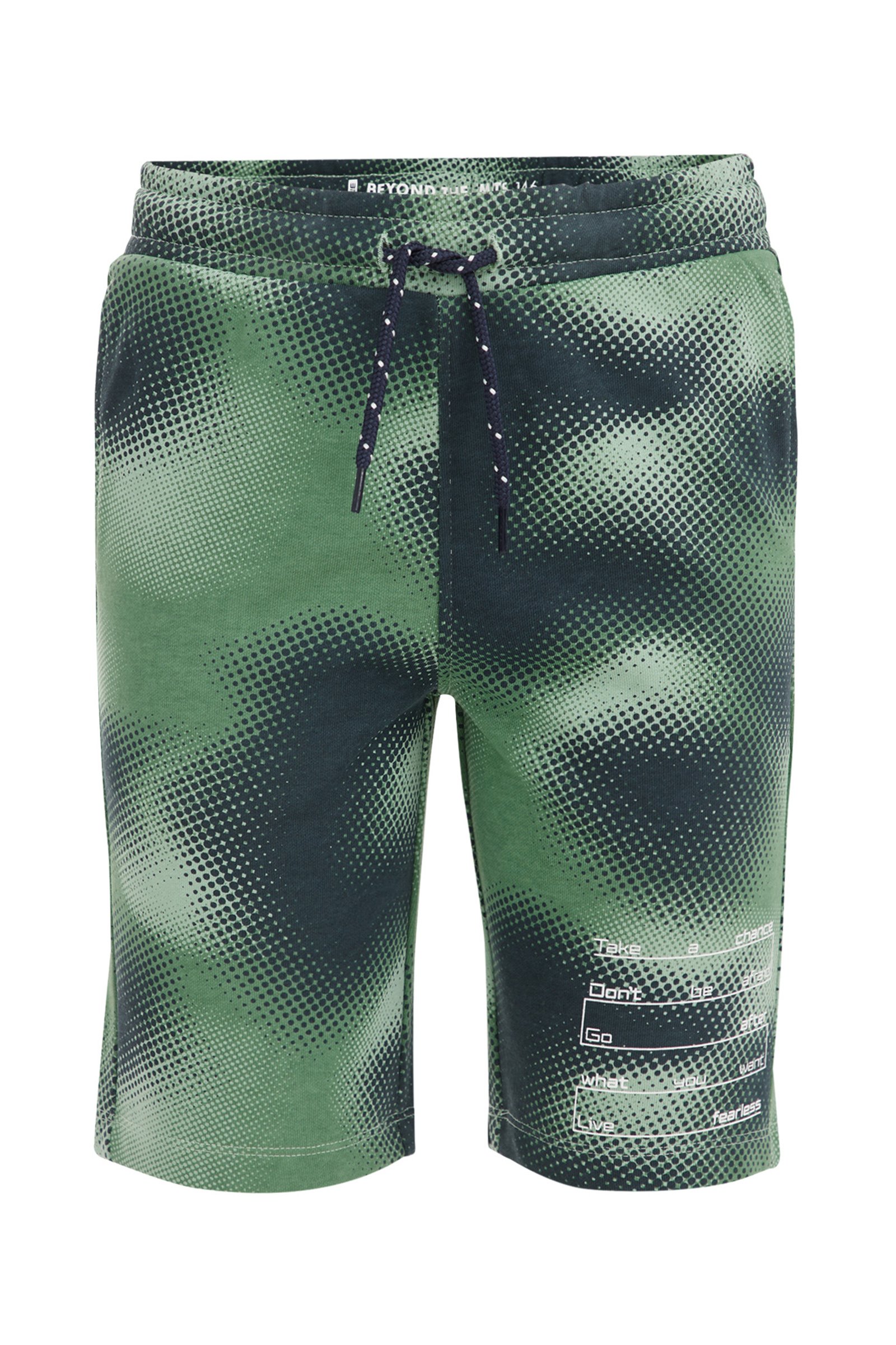 Jongens sweatshort met dessin WE Fashion Groen