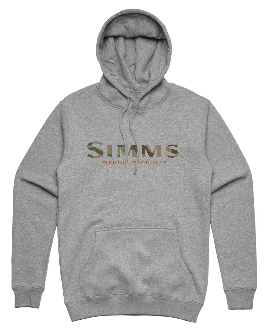 Simms Simms Logo Hoody Grey Heather